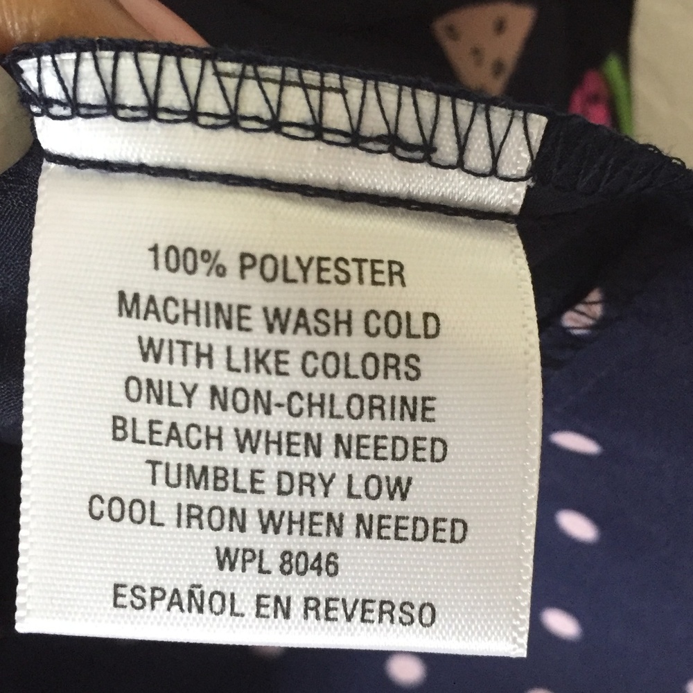 New Watermelon Print Layered Sleeveless Blouse - Picture 5 of 6